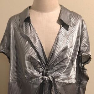 Lane Bryant size 22/24 Pinstriped Top